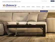 Tablet Screenshot of chisumsfloorcovering.com